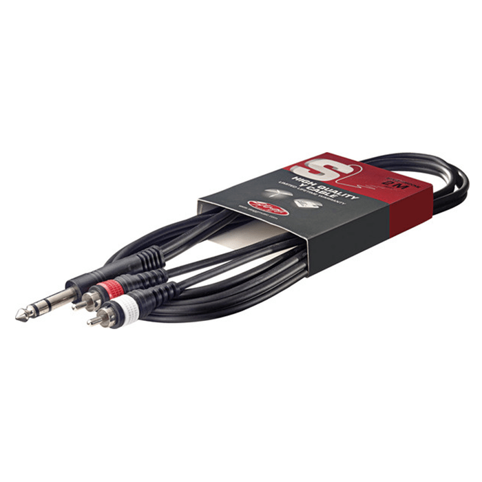 Stagg 1M/3FT Split MLD ST.PLUG 2RCAM