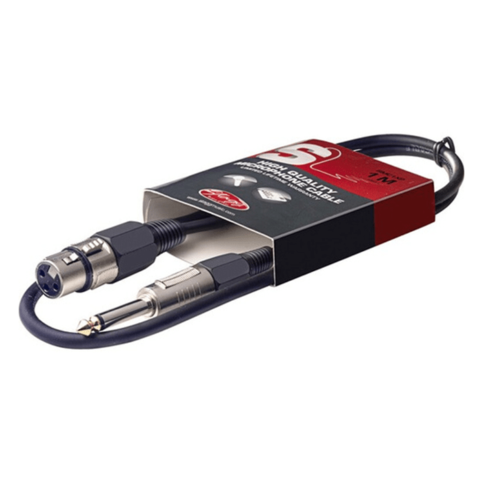 Stagg 1M/3FT XLR TO JACK Mic Cable