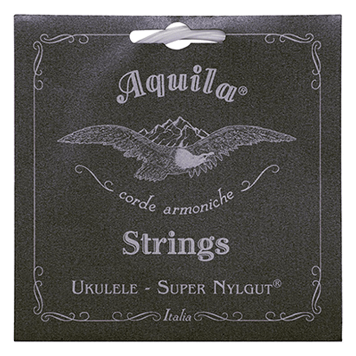 Aquila 255330 Super Nylgut Soprano Ukulele Strings High G (Black Pack)