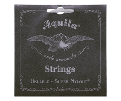 Aquila 255332 Super Nylgut Concert Ukulele Strings High G (Black Pack)