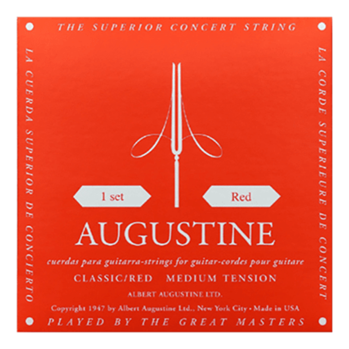 Augustine Strings For Classic Guitar  Set Red Medium