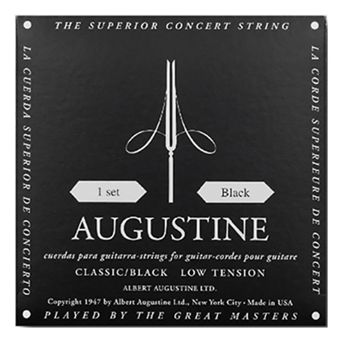 Augustine Strings For Classic Guitar Set Black