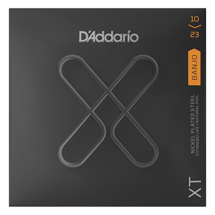D'Addario XTJ1023 Banjo XT Nickel Plated Steel Medium Set