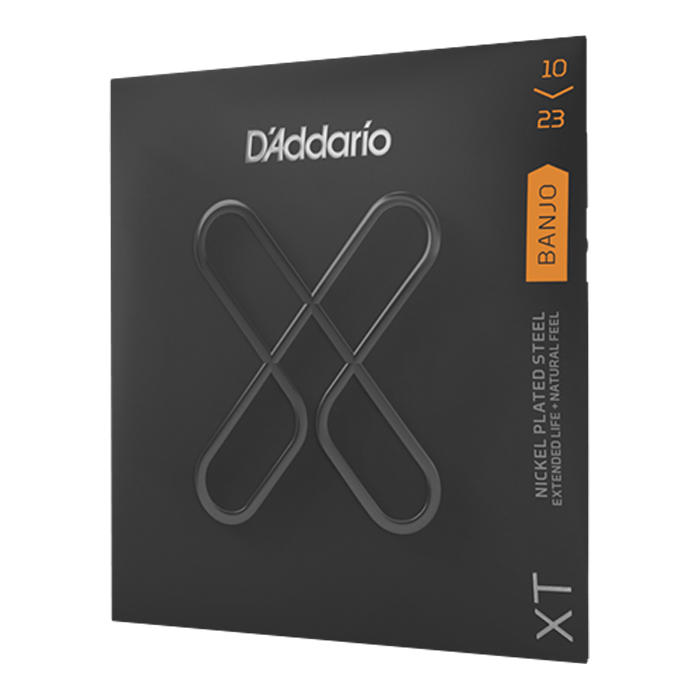 D'Addario XTJ1023 Banjo XT Nickel Plated Steel Medium Set