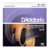 D'Addario EJ13 Custom Light Acoustic Guitar Strings Bronze