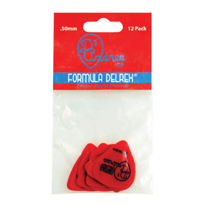 D'Andrea Delrex Red Thin .50Mm (12)