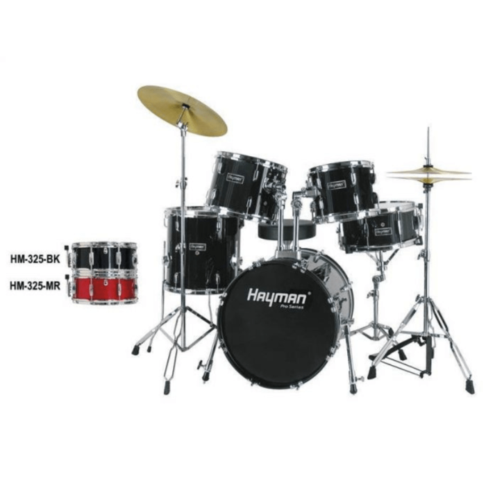 Hayman  5 Piece Drumkit Pro Series Inc. Cymbals