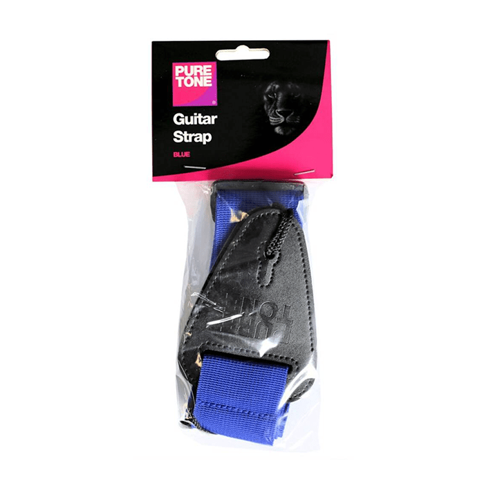 Pure Tone 2 Inch Nylon Guitar  Strap Blue