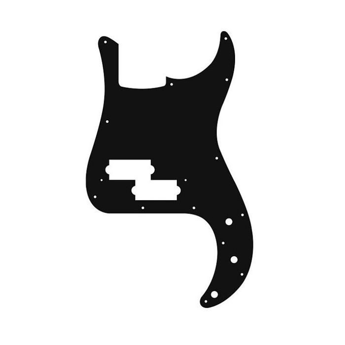 Boston PB215Mc 2 Ply Mirror Chrome PB Model Pickguard