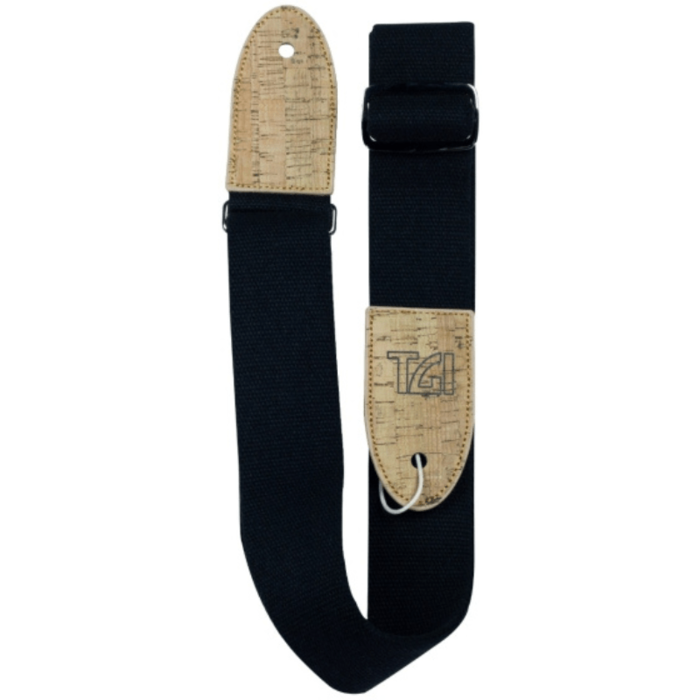 TGI Strap Woven Cotton Vegan Black