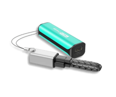 Tech Charge 3400 USB/Lightning Charger Turquoise