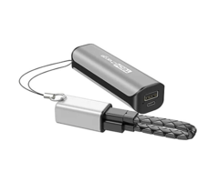 Tech Charge 3400 USB/Lightning Charger Gray