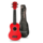 Soprano Ukulele Red with Book KUS15