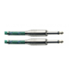 Stagg 6M/20FT  Vintweed Instrument Cable-Green