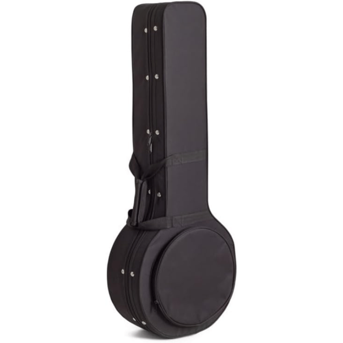 Koda 4 String Tenor Banjo Foam Black Case, 7Mm Black Plush Interior