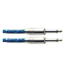 Stagg 6M/20FT Vintweed Instrument Cable-Blue