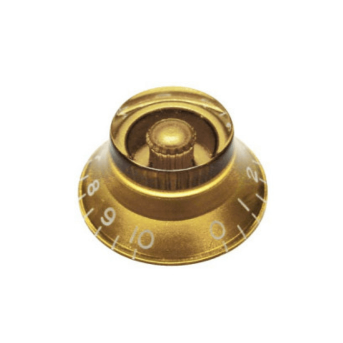 Boston Transparent Guitar Knob Gold