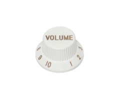 Boston Bell Knob White Volume