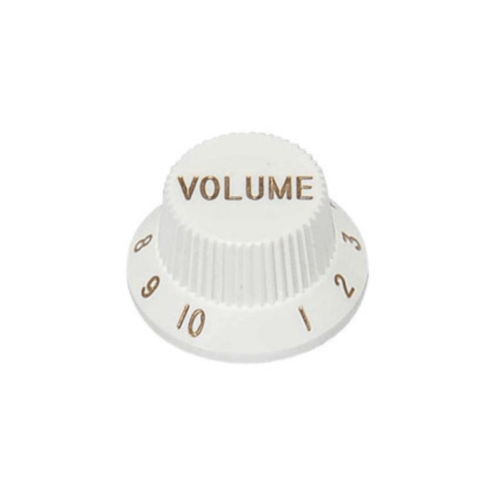 Boston Bell Knob White Volume