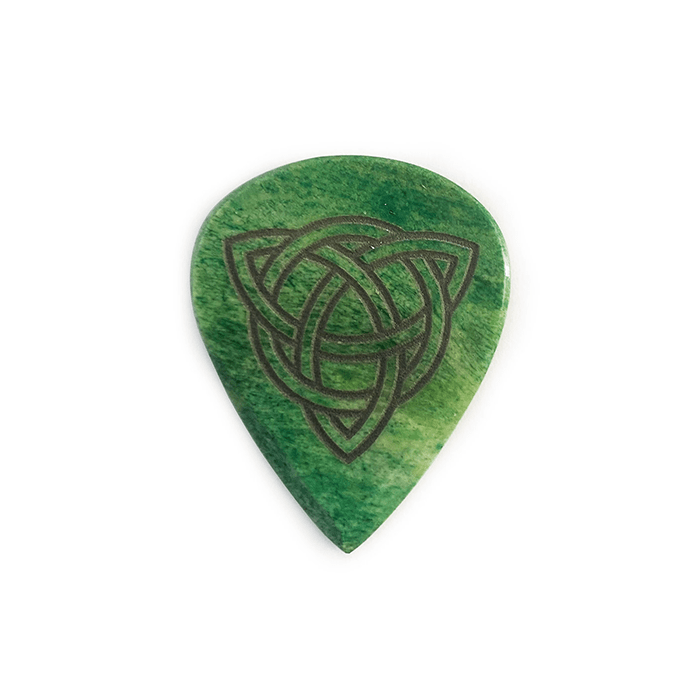 Trinity Knot Plastic Plectrum Medium Gauge