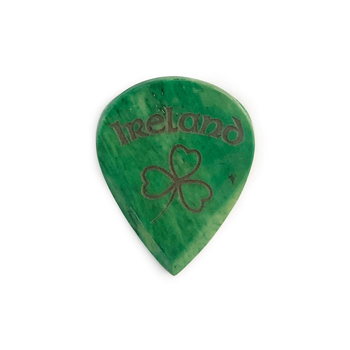 Ireland Shamrock Plastic Plectrum Green