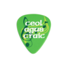 Ceol Agus Craic Plastic Plectrum Green Medium Gauge