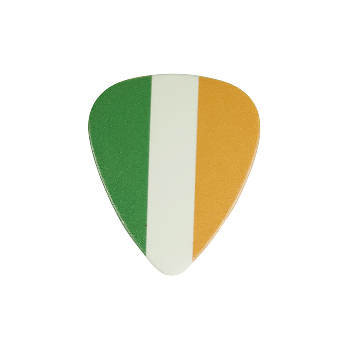Tricolour Plastic Plectrum, Medium Gauge