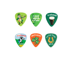 Lucky Irish Plectrum 6 Pack