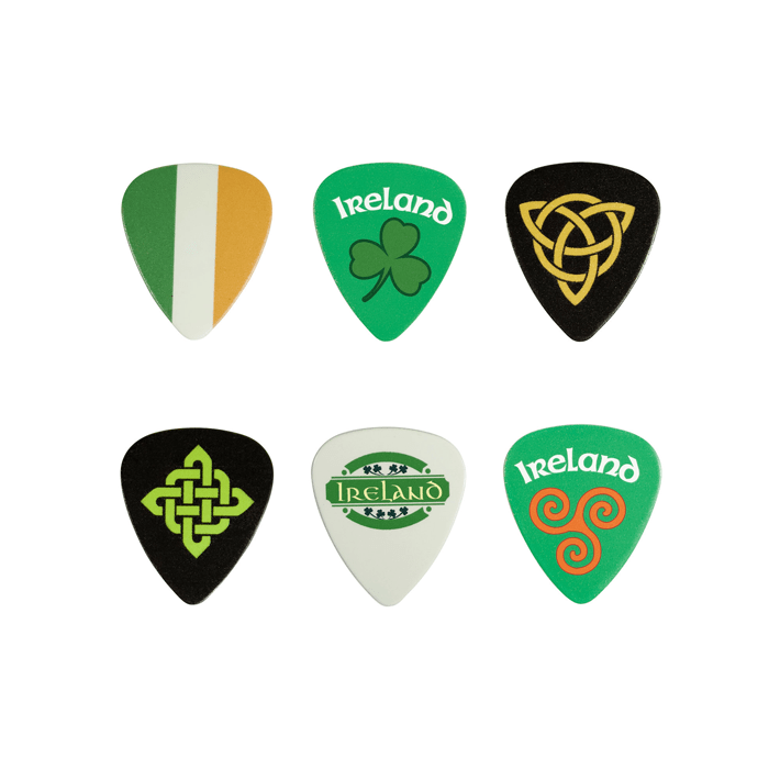 Celtic  Irish Plectrum 6 Pack