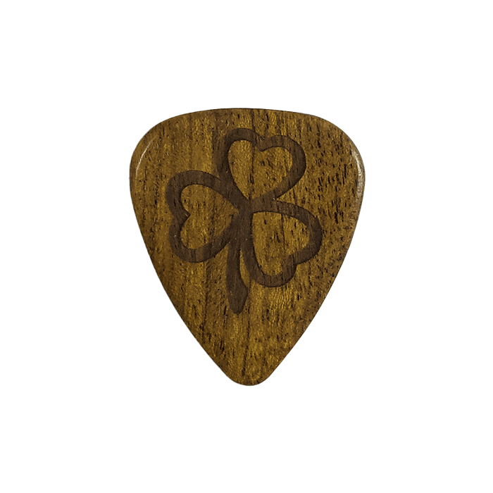 Shamrock Wooden Plectrum