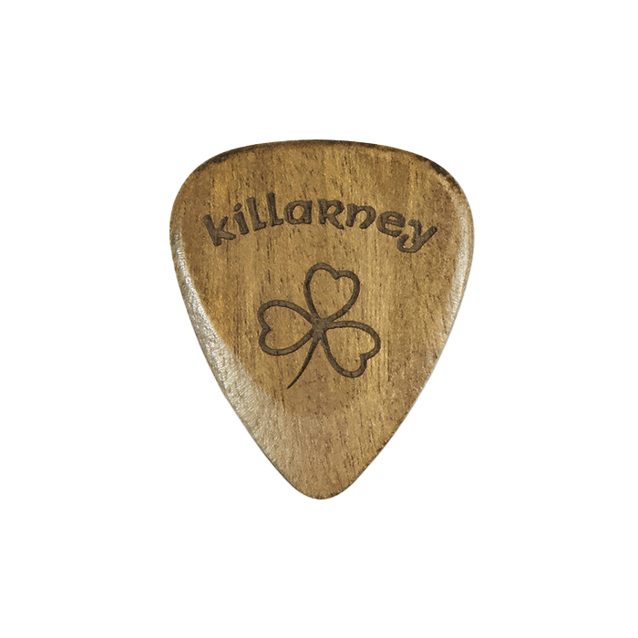 Killarney Shamrock Wooden Plectrum