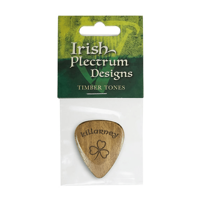 Killarney Shamrock Wooden Plectrum