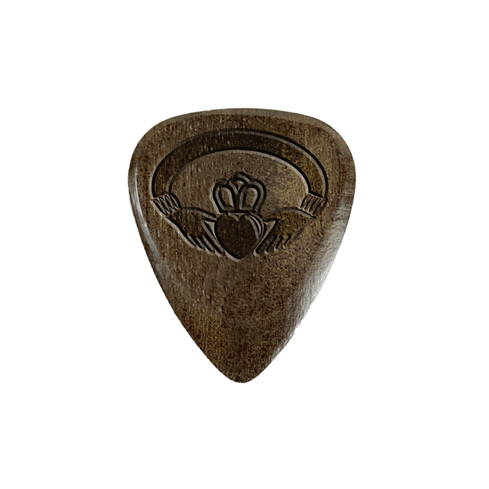 Claddagh Wooden Plectrum