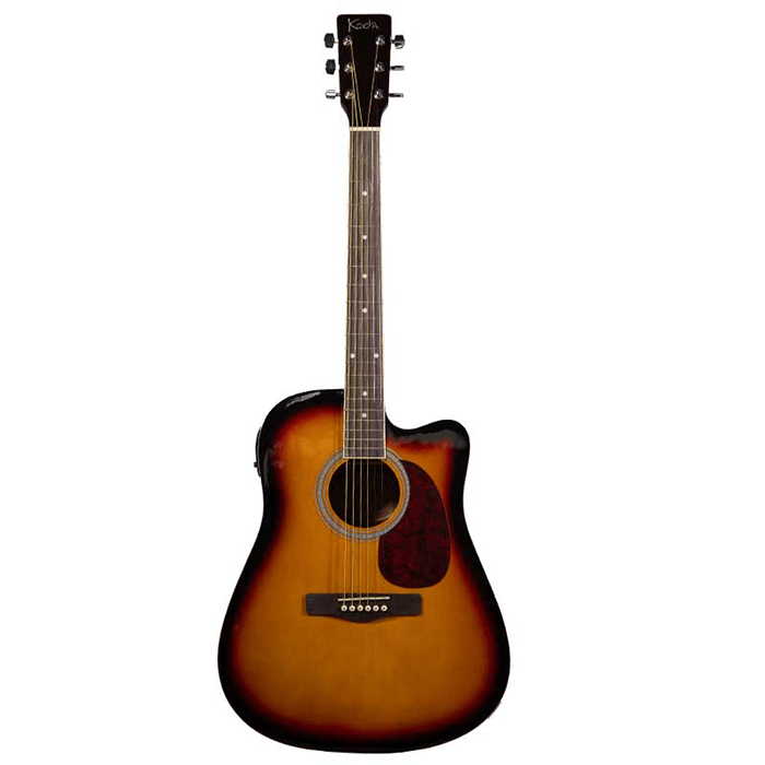 Koda 4/4 Acoustic Cutaway Guitar Pack - Sunburst