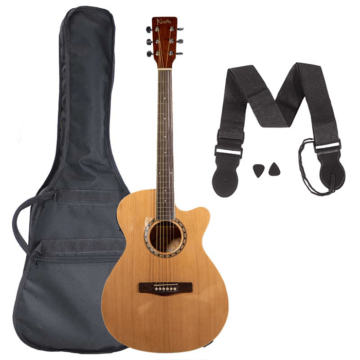 Koda 4/4 Cutaway Guitar Pack - Natural