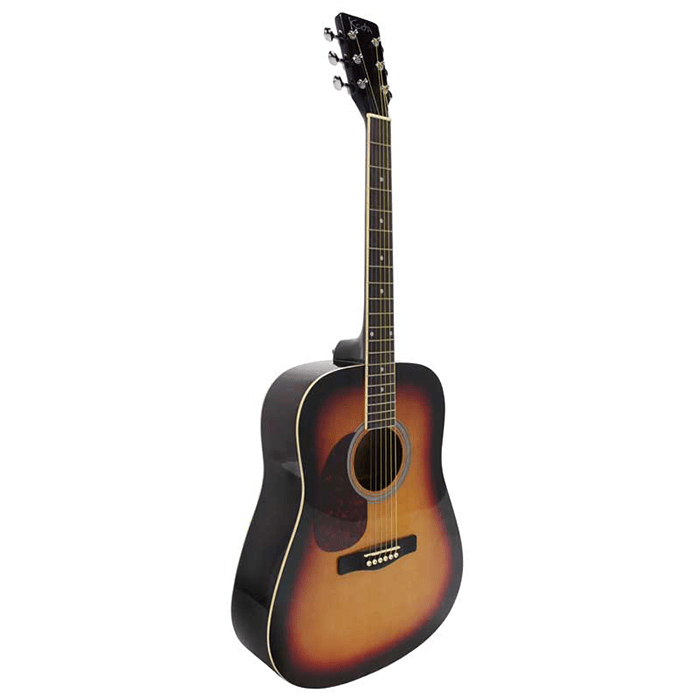 Koda 4/4 Left Handed Acoustic Guitar Pack - Sunburst
