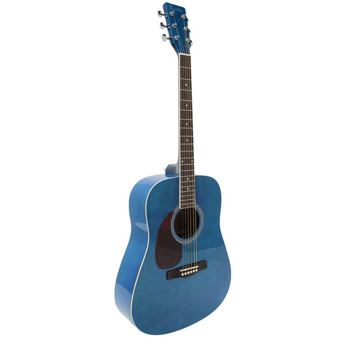 Koda 4/4 Left Handed Acoustic Guitar Pack - Blue