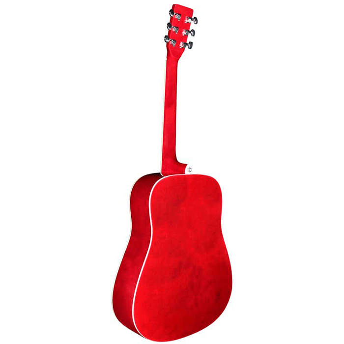 Koda 4/4 Acoustic Guitar Pack - Red