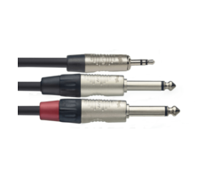 Stagg 1M/3FT Split minST.PLâˆ’2PLG DLX