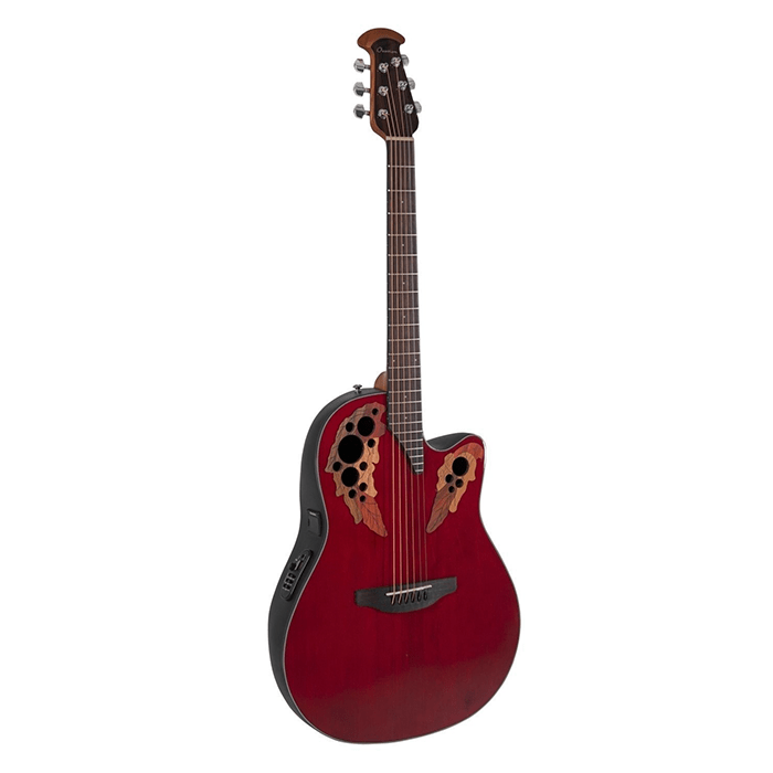 Ovation CE44-RR-G Celebrity Elite Ruby Red Electro Acoustic Guitar