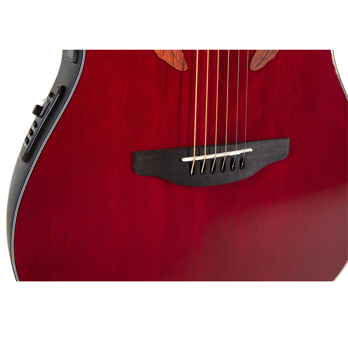 Ovation CE44-RR-G Celebrity Elite Ruby Red Electro Acoustic Guitar