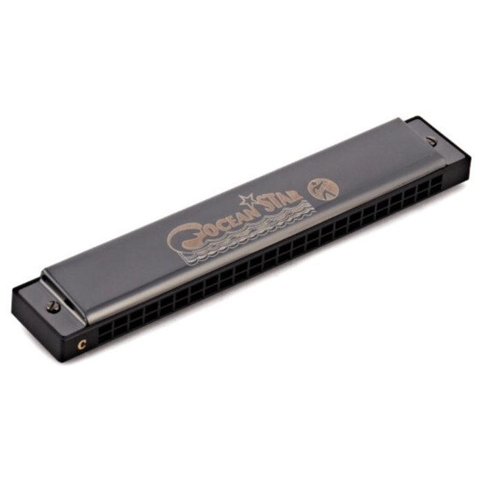 Hohner Ocean Star Black Chrome C Tremolo