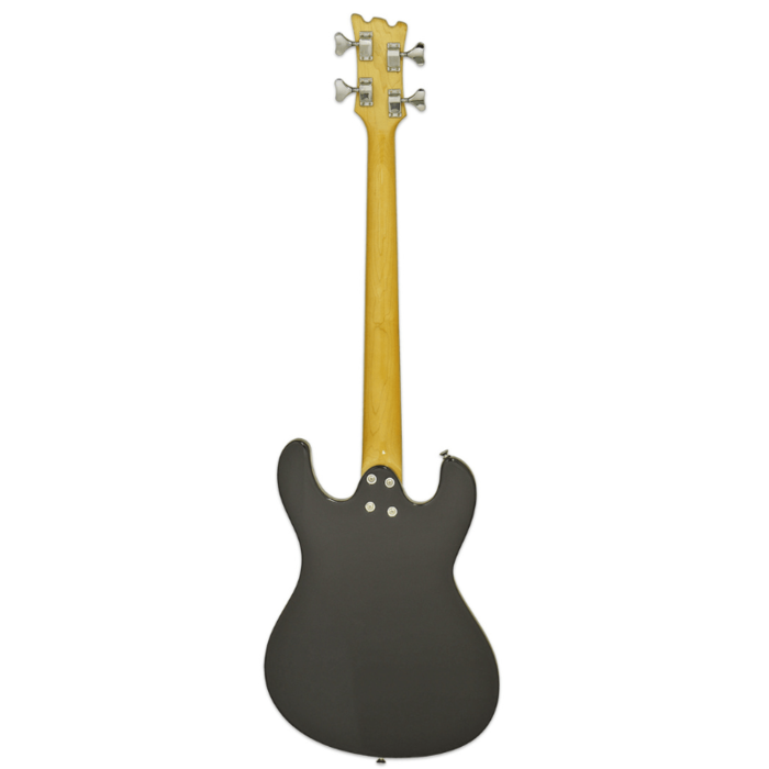 Aria DMB206 Bass Guitar, Maple Neck, Rosewood Fingerboard, Wilkinson Tailpiece, Black
