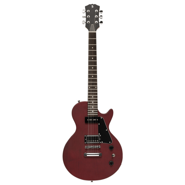 Stagg Electric Guitar SEL HUMB P90 Cherry