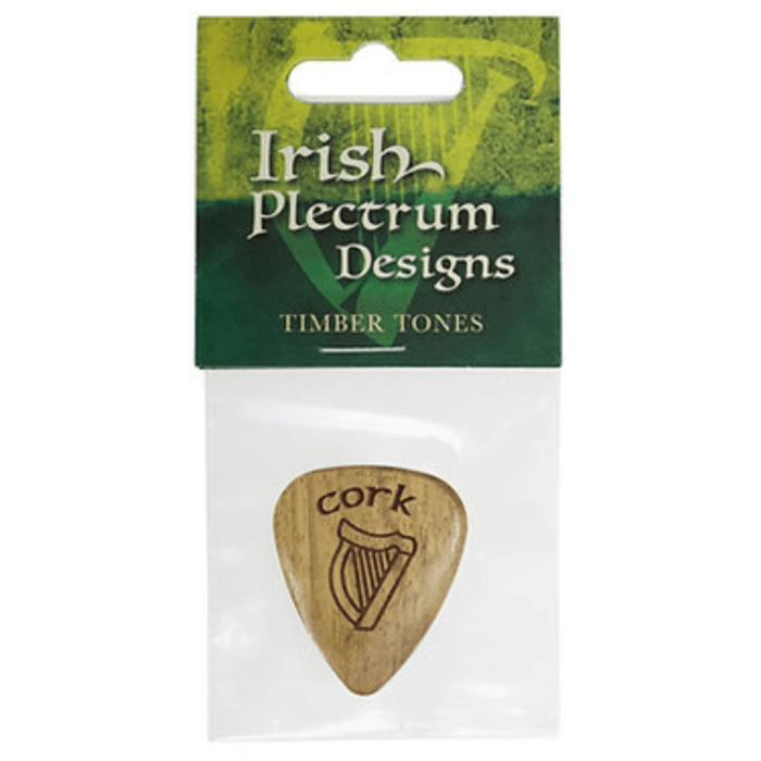 Cork Harp Wooden Plectrum
