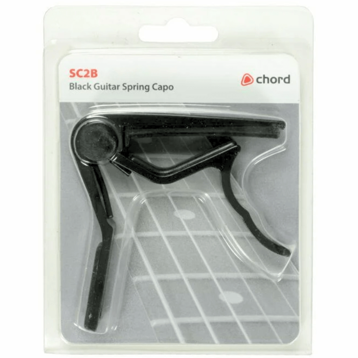 Chord SC2B  Spring Guitar Capo Black