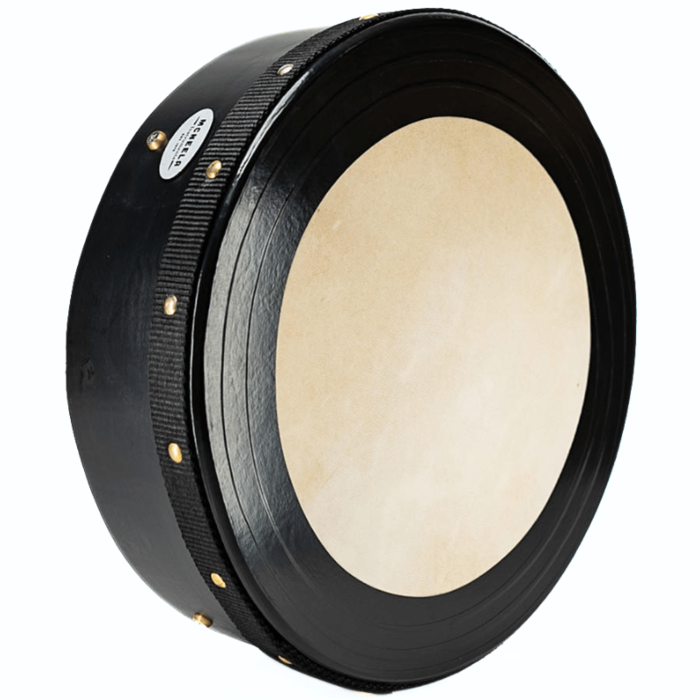 Mcneela B16P 16 Black Plain Non Tunable Bodhran