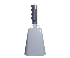 Cowbell with handle 3.5 white