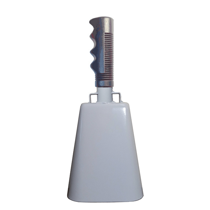Cowbell with handle 3.5 white