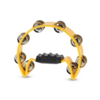 Gewa Half Moon Tambourine, Yellow 16 Pairs Of Jingles